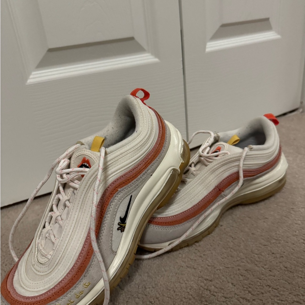 Nike Air Max 97 (Summit White/Crimson Tint) – Size 9